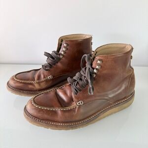 Huckberry  Rhodes Footwear Bozeman Boot Moc Toe Boots Mens 9.5 Leather $225